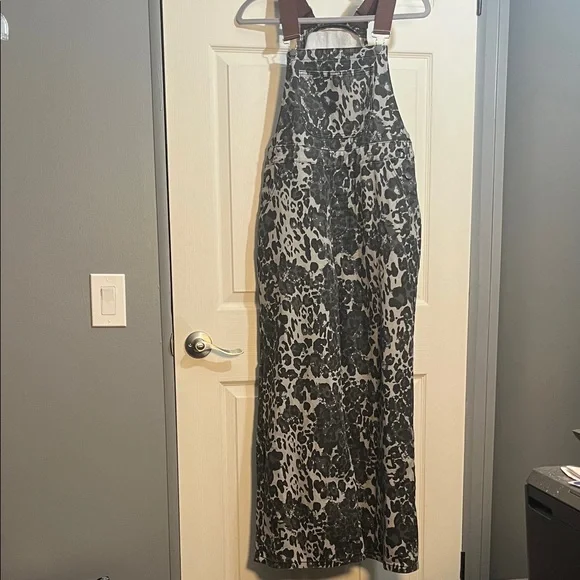 Cider Black and White Animal Print Jumpsuit - Picture 1 of 6